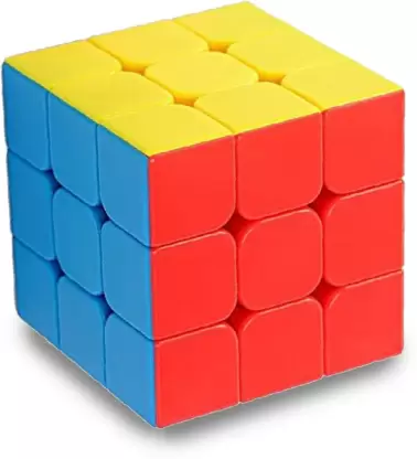 High Speed Stickerless 3x3 Magic Cube Puzzle Game Toy