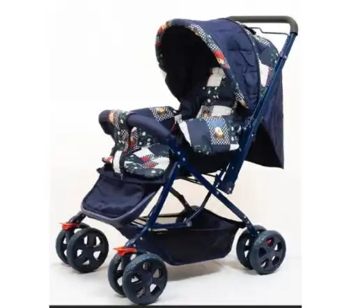 Stroller for kids For New Born Baby Blue Color Twin Strollers Prams