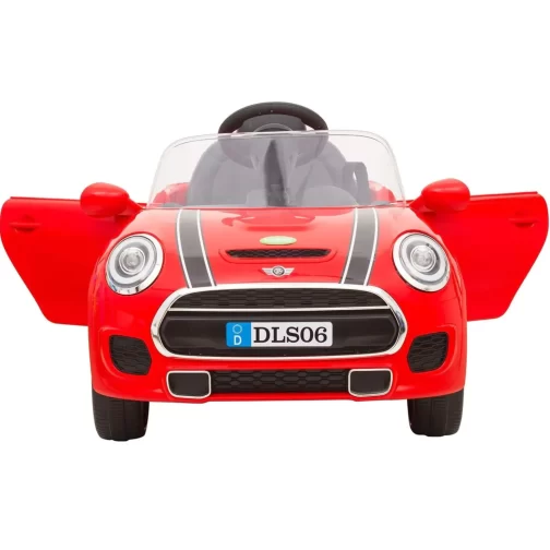 12V MINI Cooper Battery Operated Car For Kids red